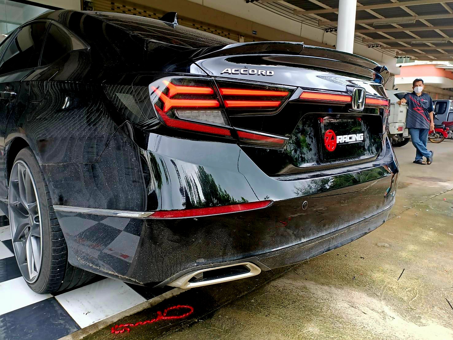 ไฟคาดฝาท้าย คาดท้าย Accord G10 มี LED