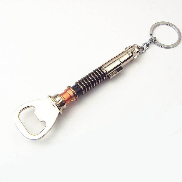 พวงกุญแจ ที่เปิดขวด โลหะ Lightsaber - Star Wars Keychain