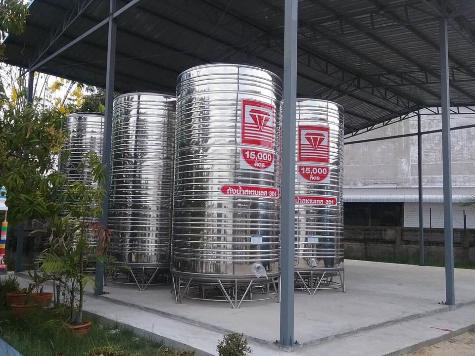 ถังน้ำสเตนเลสตราเพชร DMCB