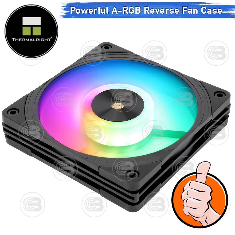 [CoolBlasterThai] Thermalright TL-B12R-S Reverse Fan Case A-RGB (size 120 mm.) ประกัน 3 ปี