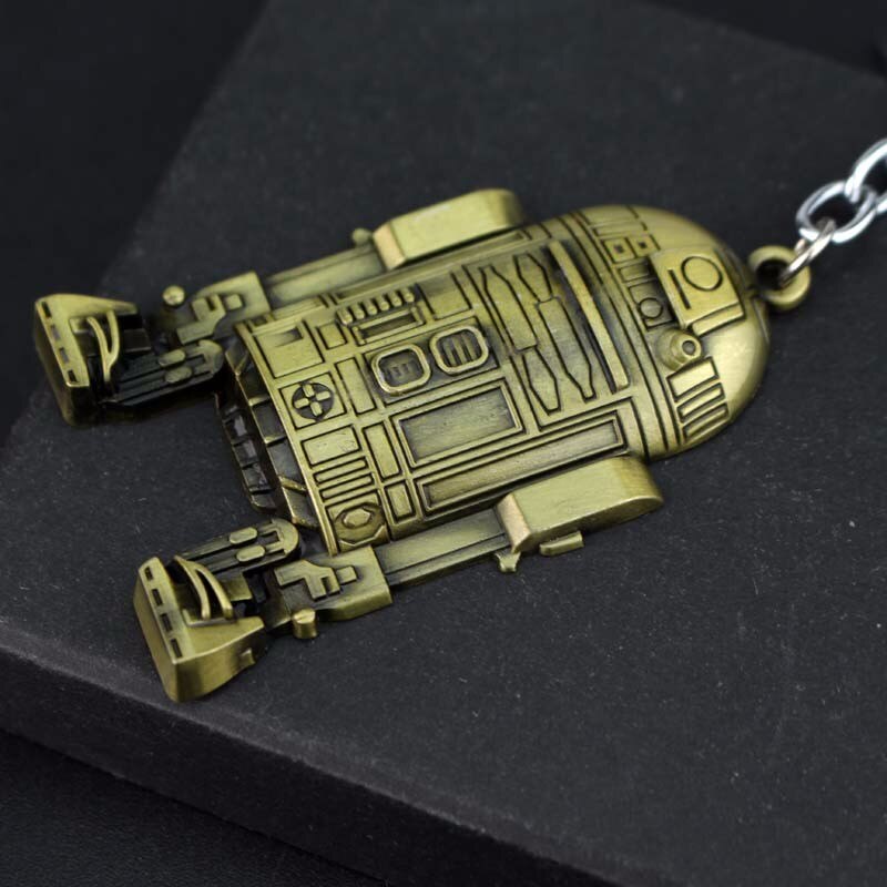 พวงกุญแจ โลหะ R2-D2 สีบรอนซ์ - Star Wars Keychain