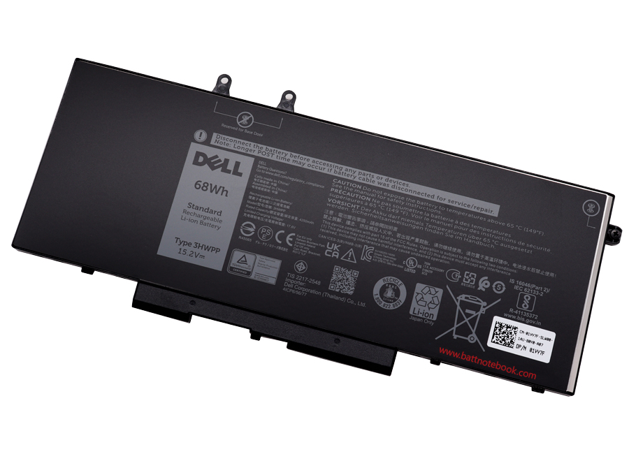 Battery Dell Precision 3541 แบตแท้รับประกันศูนย์ 68Whr 3HWPP แบตเตอรี่โน๊คบุ๊ค Precision 3541 ของแท้ ราคา พิเศษ ประกันศูนย์ Dell Thailand