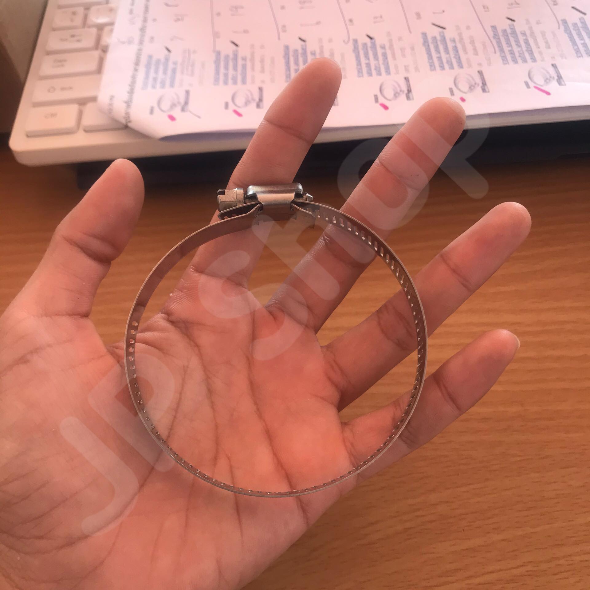 ปลอกรัด 59-82 (12 มม.) แคลมป์รัดท่อสแตนเลส 304 #5982