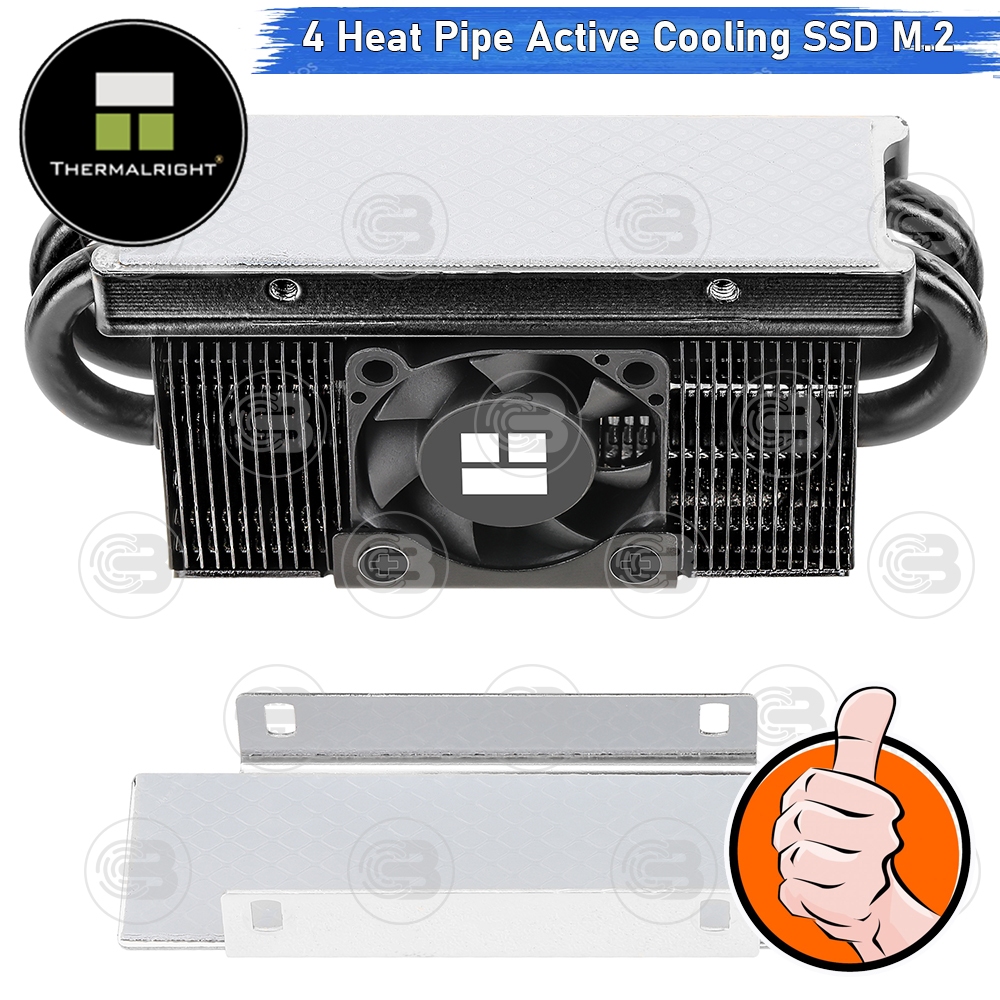[CoolBlasterThai] Thermalright HR-10 2280 PRO BLACK SSD M.2 COOLING KIT With Heatpipe