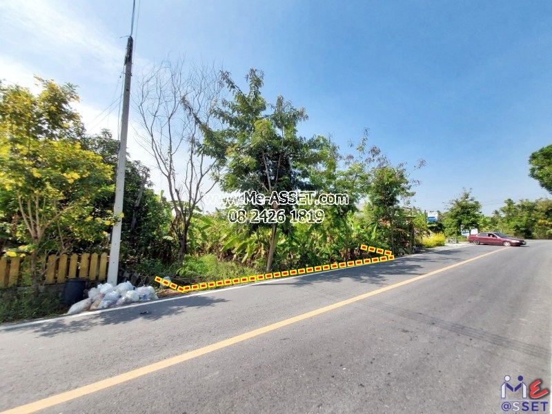 ขายที่ดินเปล่า ติดถนน ย่าน ศาลายา มหาสวัสดิ์ บ้านศาลาดิน ลานตากฟ้า พุทธมณฑล : ติดเซเบียงคาเฟ่ : 200 ตารางวา