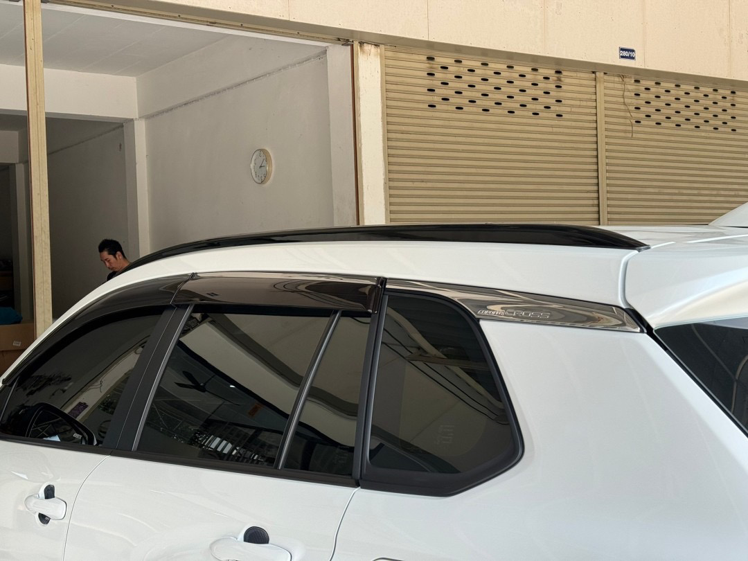 ราวหลังคา แรคหลังคา โตโยต้าครอส Roof Rack Toyota Corolla Cross วัสดุอลูมิเนียม