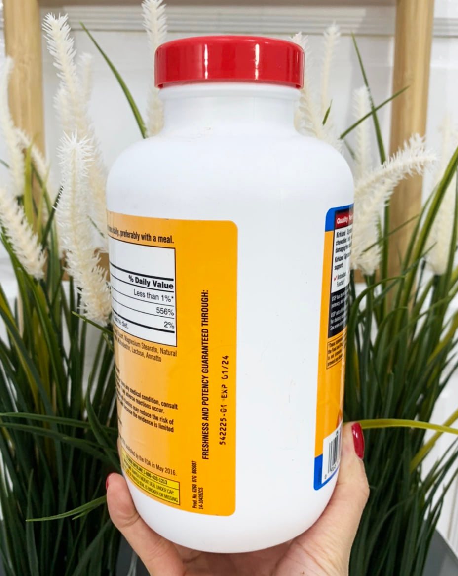 Kirkland Signature Vitamin C 500mg. (500Tablets) วิตามินซี แบบเม็ดอม เม็ดเคี้ยว