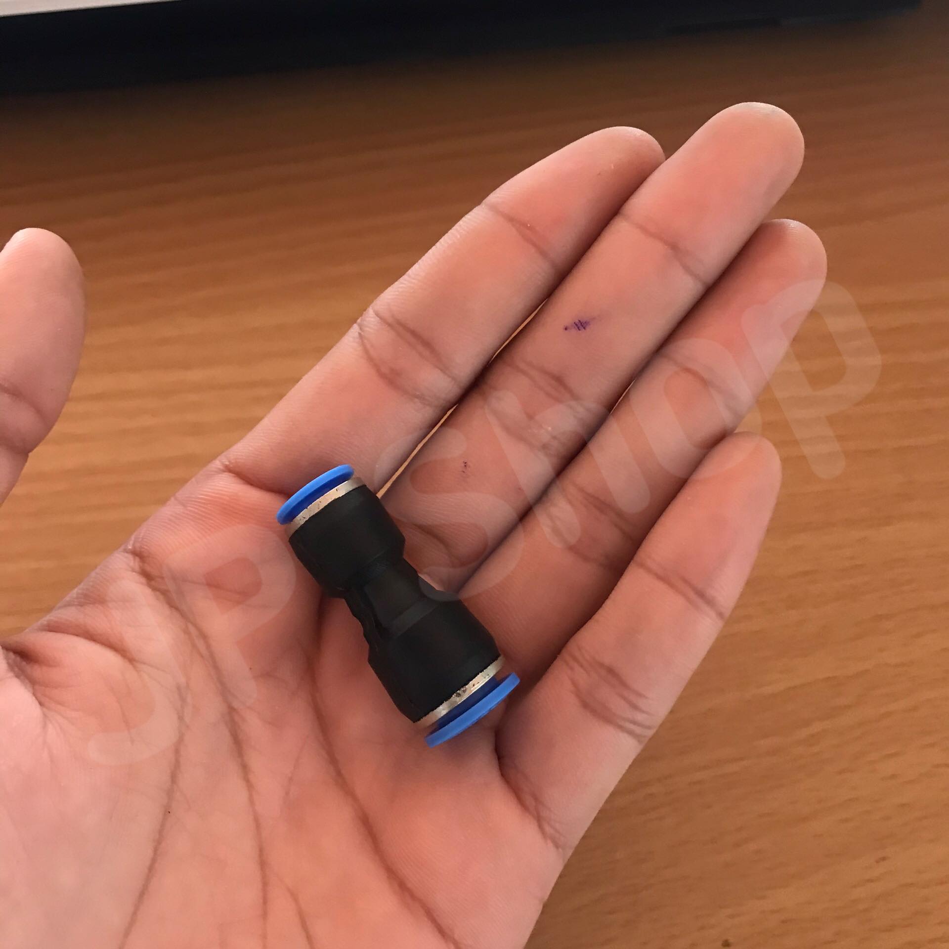 ข้อต่อลม PG 8-6 มม.-ต่อตรง ฟิตติ้งสายลม 8 ลด 6 มม. #080060