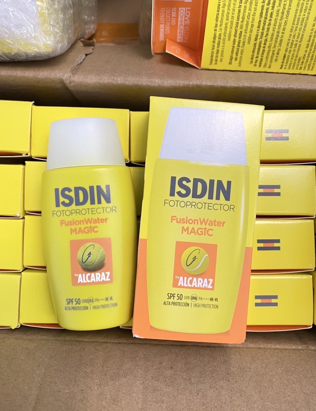 ISDIN Fotoprotector Fusion Water Magic By Alcaraz SPF50 50ml. กันแดดเนื้อแบบน้ำ