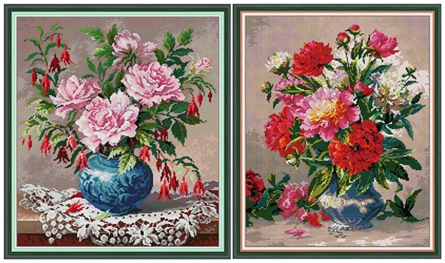 Rose and Peony (ไม่พิมพ์/พิมพ์ลาย)