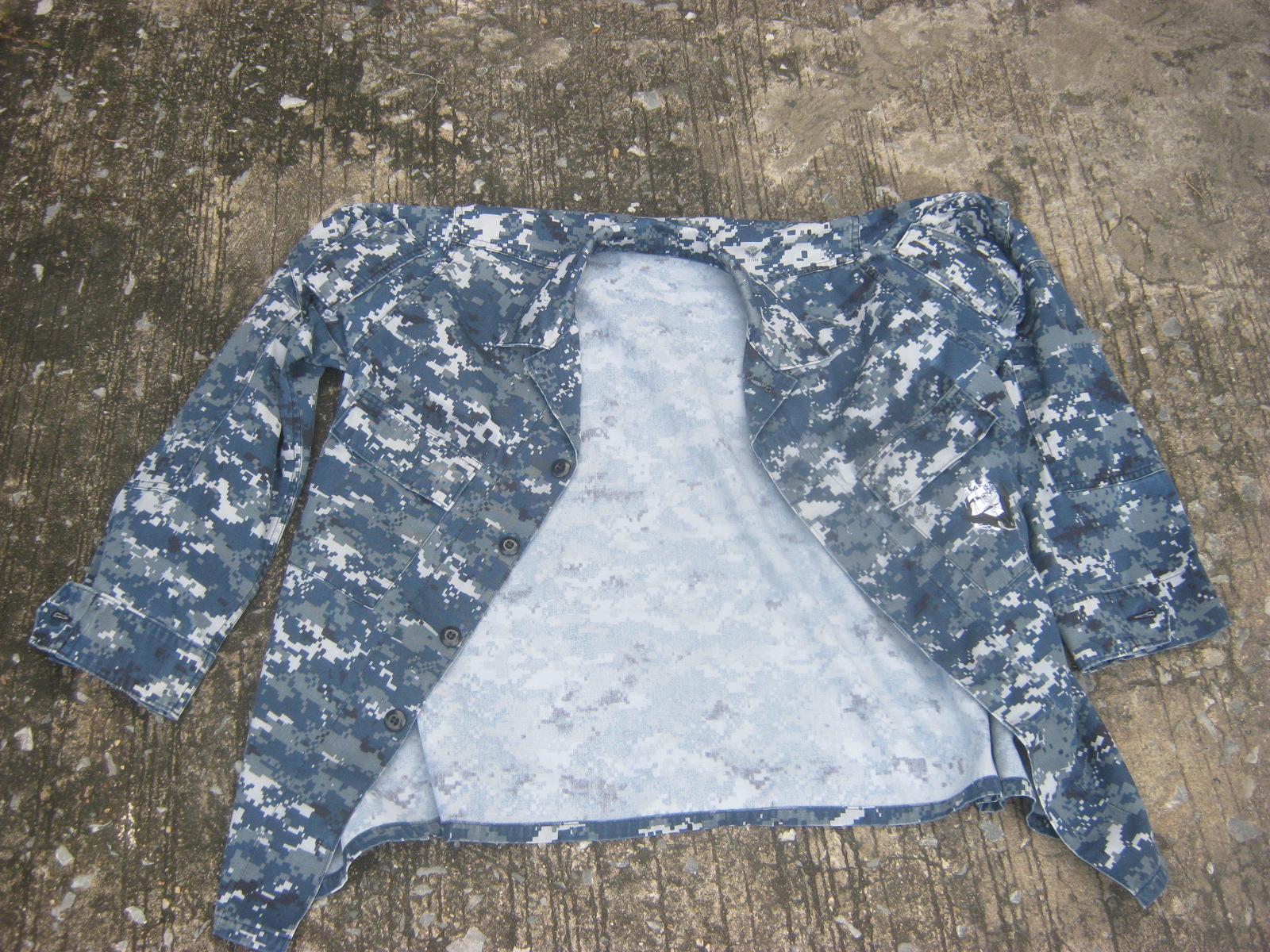 เสื้อทหารเรือ USN ลาย พราง NWU1 กองทัพเรือสหรัฐ