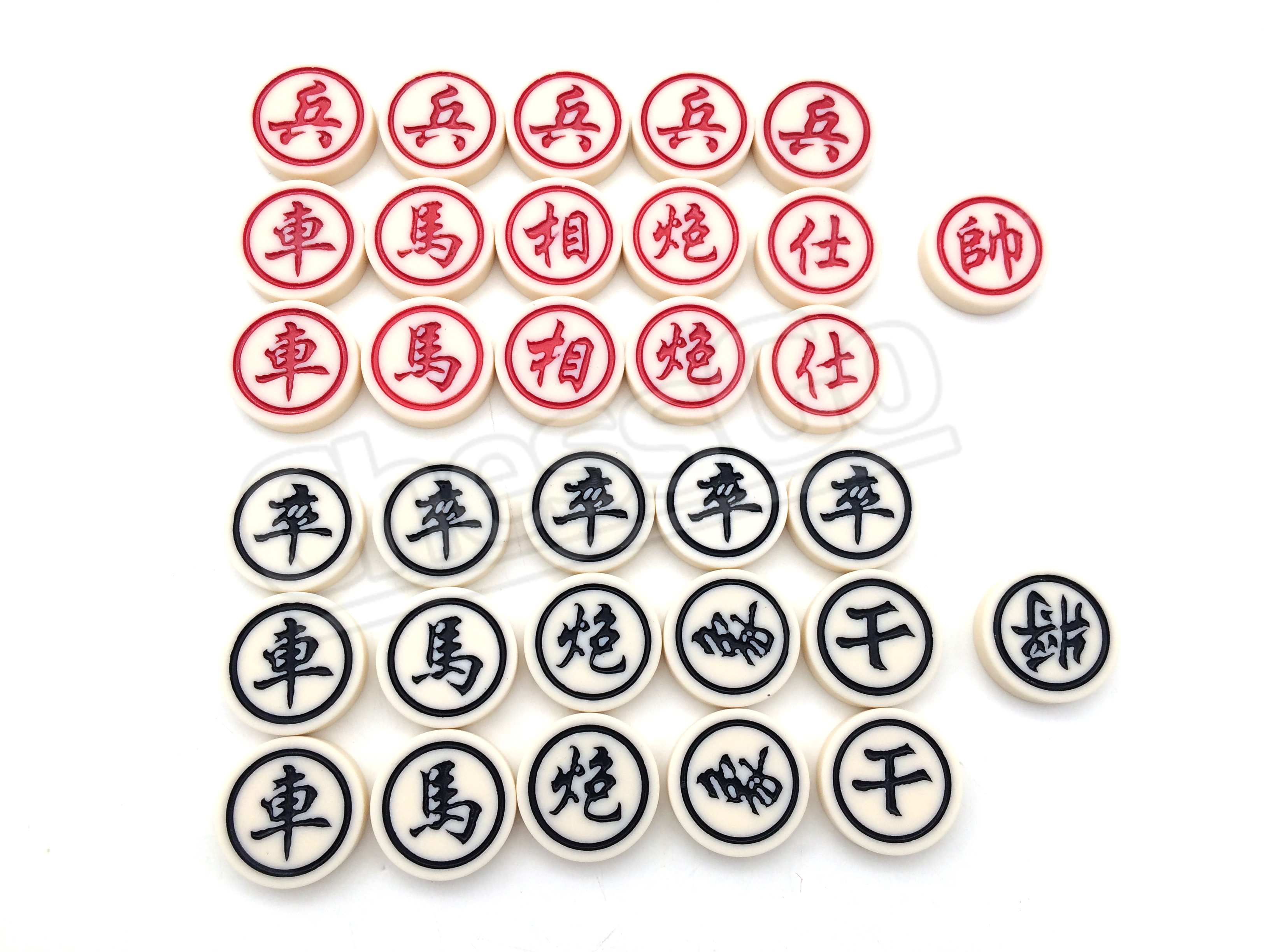 ตัวหมากรุกจีนเมลามีน (เลี๊ยบตุ่ย)