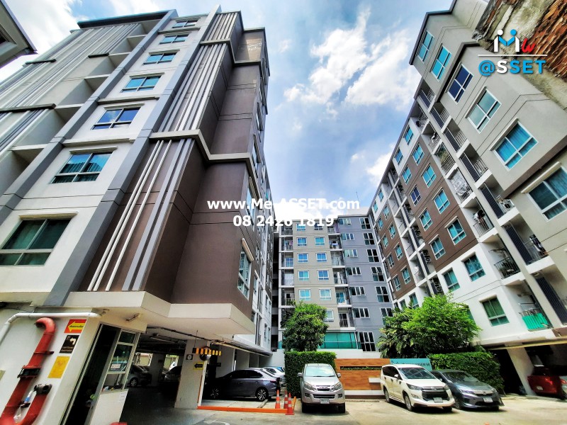 ขายคอนโด ใกล้รถไฟฟ้า ย่าน บางแค บางหว้า ภาษีเจริญ : เดอะวีว่า คอนโด เพชรเกษม 68 : 28.38 ตารางเมตร