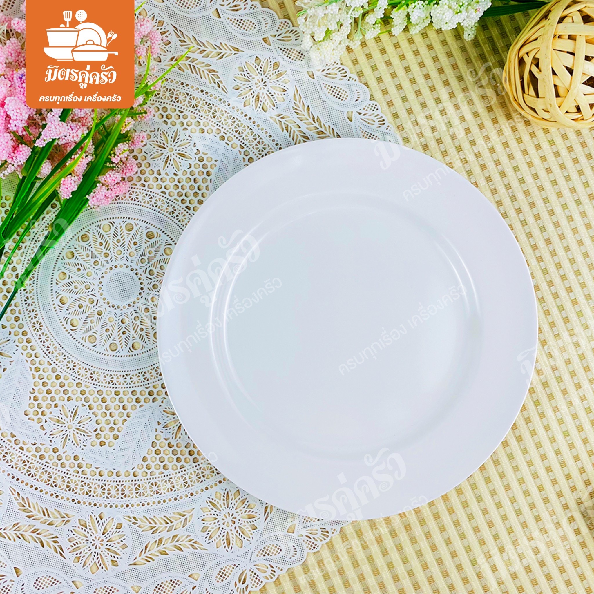 จานกลมตื้น Unica P910-9 (ขนาด 9 นิ้ว)