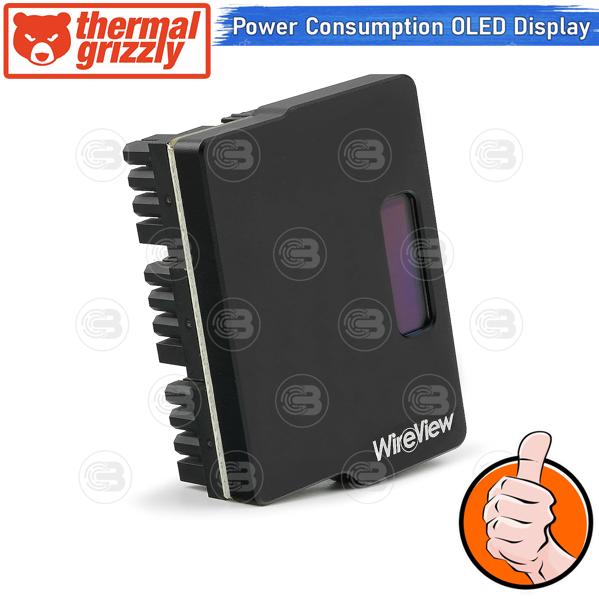 [CoolBlasterThai] Thermal Grizzly WireView (WV3x8R) 3x8Pin PCIe Reversed GPU Power Consumption OLED Display