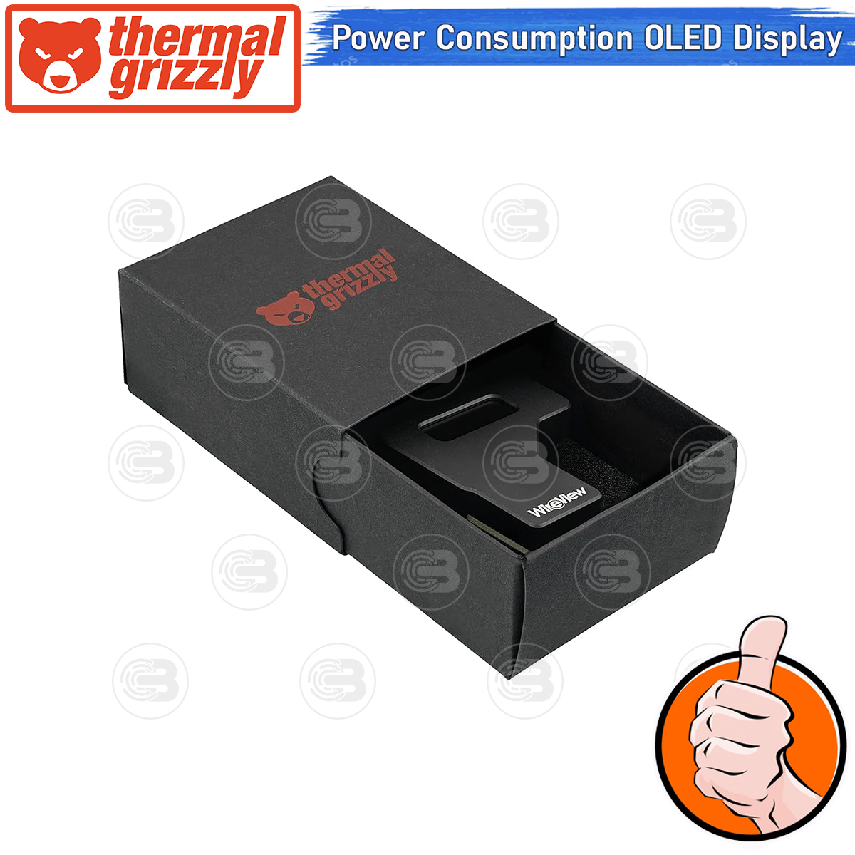 [CoolBlasterThai] Thermal Grizzly WireView (WV1x8R) 1x8Pin PCIe Reversed GPU Power Consumption OLED Display