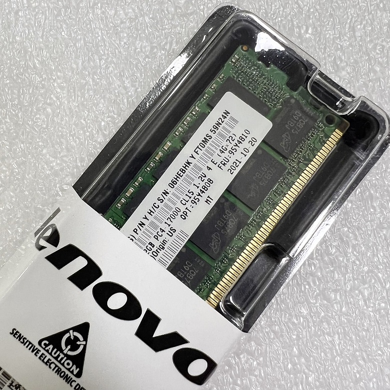 NEW, IBM 95Y4808 / 95Y4810 / Samsung M393A4K0BB0-CPB0Q [TorCompTH Thailand - ขาย จำหน่าย ราคา] IBM 32GB TruDDR4 (2Rx4, 1.2V) PC4-17000 CL15 2133MHz LP RDIMM for x3550 M5, x3650 M5