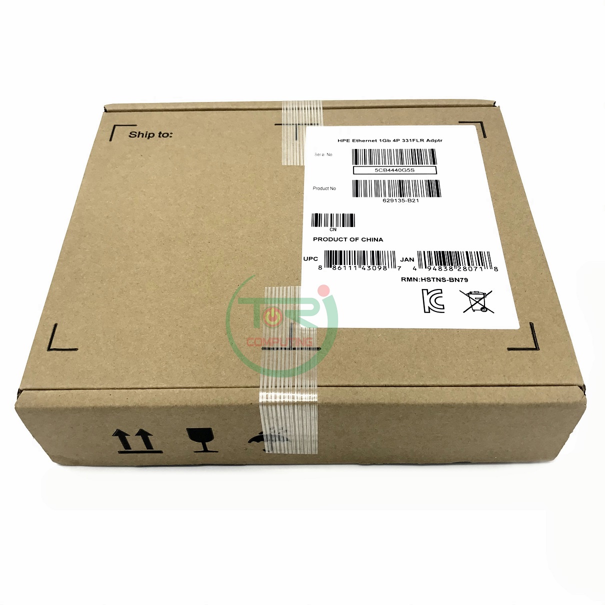 NEW, HP 629135-B21 634025-001 [TorCompTH Thailand ขาย จำหน่าย ราคา] HP Ethernet 1Gb QP 331FLR Adapter for DL380p Gen9