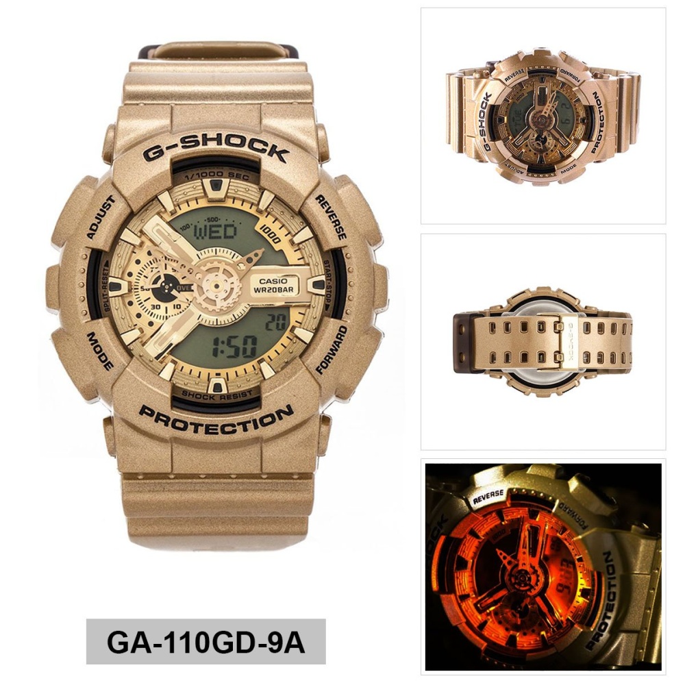 Casio G-Shock Limited model Crazy Gold series Resin Strap รุ่น GA-110GD-9ADR - Gold