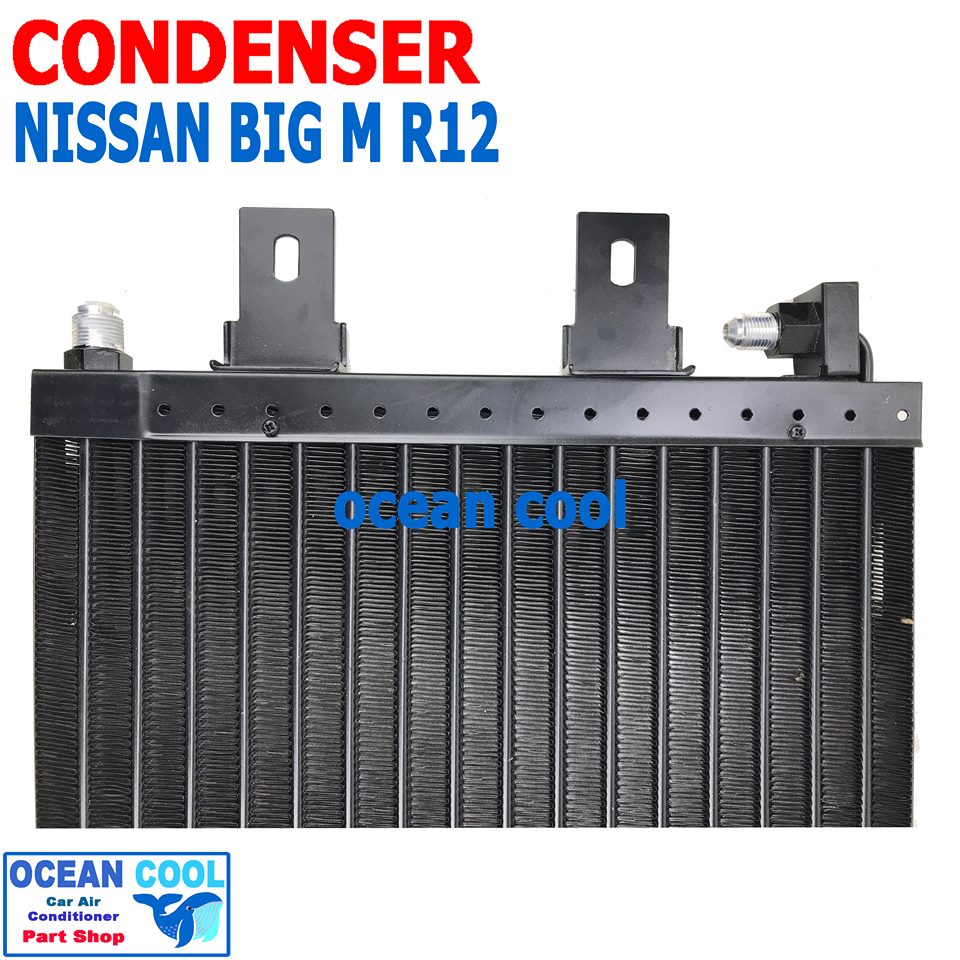 แผงแอร์ นิสสัน บิ๊กเอ็ม R-12 CD0088 condenser Nissan Big M หัวแฟร์ เตเปอร์ คอยล์ร้อน รังผึ้งแอร์ แผงรังผึ้ง แผงคอยล์ร้อน