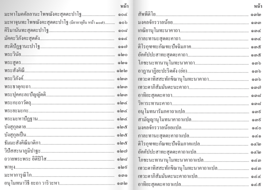 หนังสือสวดมนต์ มนต์พิธี (เล่มใหญ่) สำหรับพุทธศาสนิกชนทั่วไปและพระภิกษุสามเณร พระครูอรุณธรรมรังษี