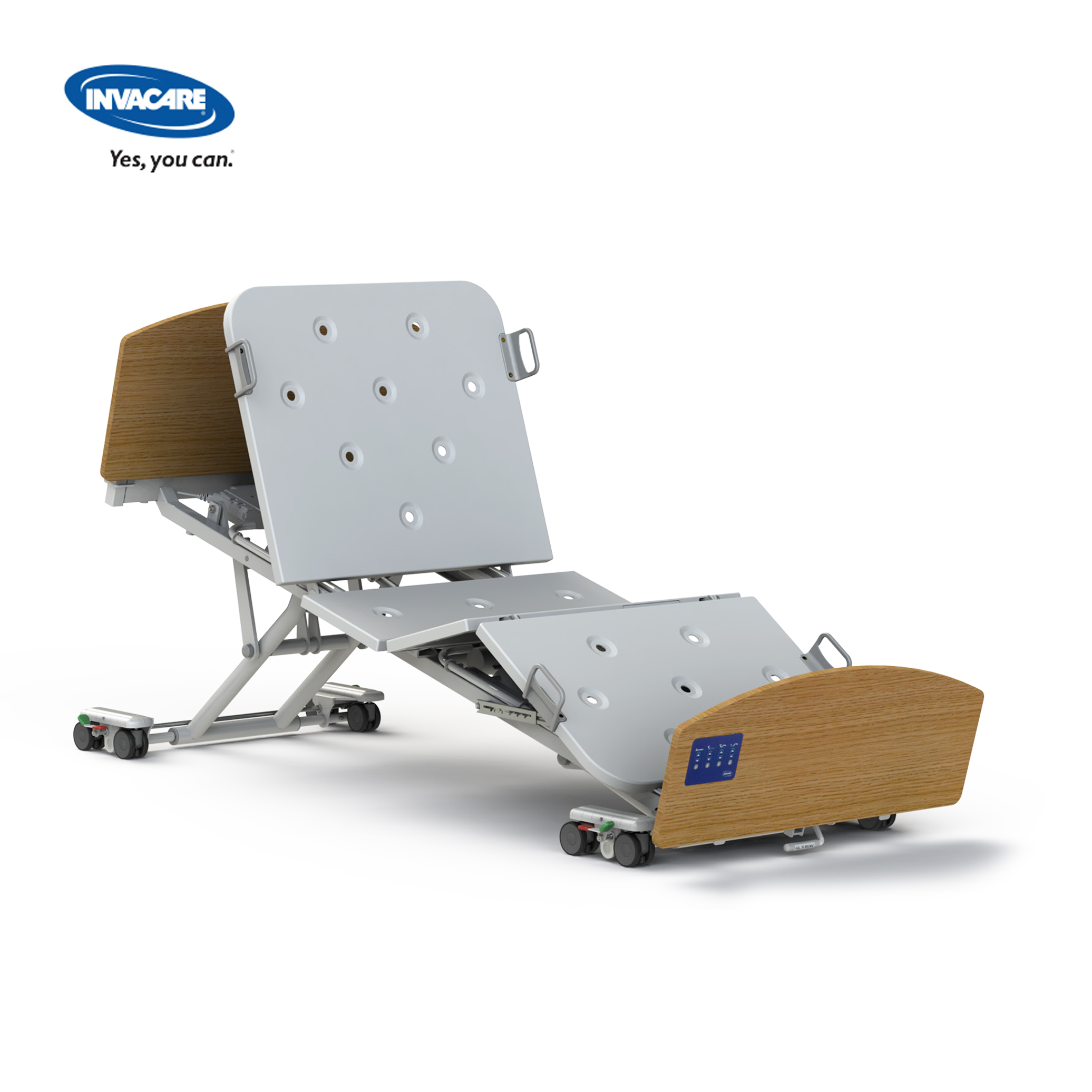 [👍แนะนำ] เตียงผู้ป่วยไฟฟ้า 8 ฟังก์ชัน Invacare รุ่น CS8 Floorline King Bed ปรับขยายความยาวได้ ปรับต่ำพิเศษติดพื้น รับประกันศูนย์ไทย 6 ปี