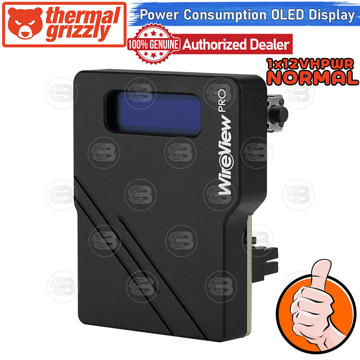 [CoolBlasterThai] Thermal Grizzly WireView GPU Pro (WV-P-H1N) 12VHPWR Normal GPU Power Consumption OLED Display