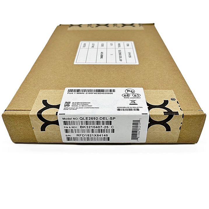 NEW DELL 0YH1DK [TorCompTH Thailand ขายจำหน่าย ราคา] Dell Qlogic 2692 Dual Port 16Gb Fibre Channel HBA PCIe,Customer Install with 2 SFPs