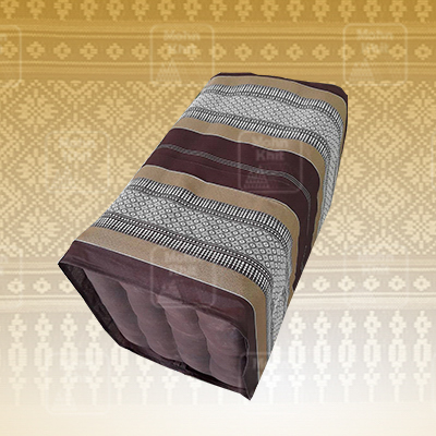 หมอนขิดเก้าลูกใหญ่จัมโบ้ 40x60x40 Cm // Jombo Khit Pillow large 9 rows kapok 100%Traditional Floor Cushions.