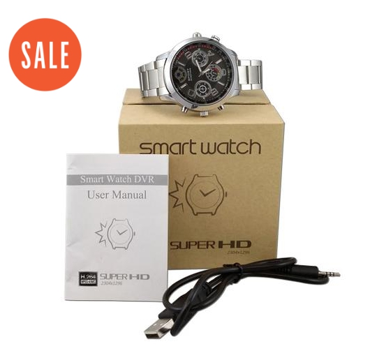 กล้องนาฬิกาข้อมือ Ultra 2K Watch สายเหล็ก คุณภาเยี่ยม