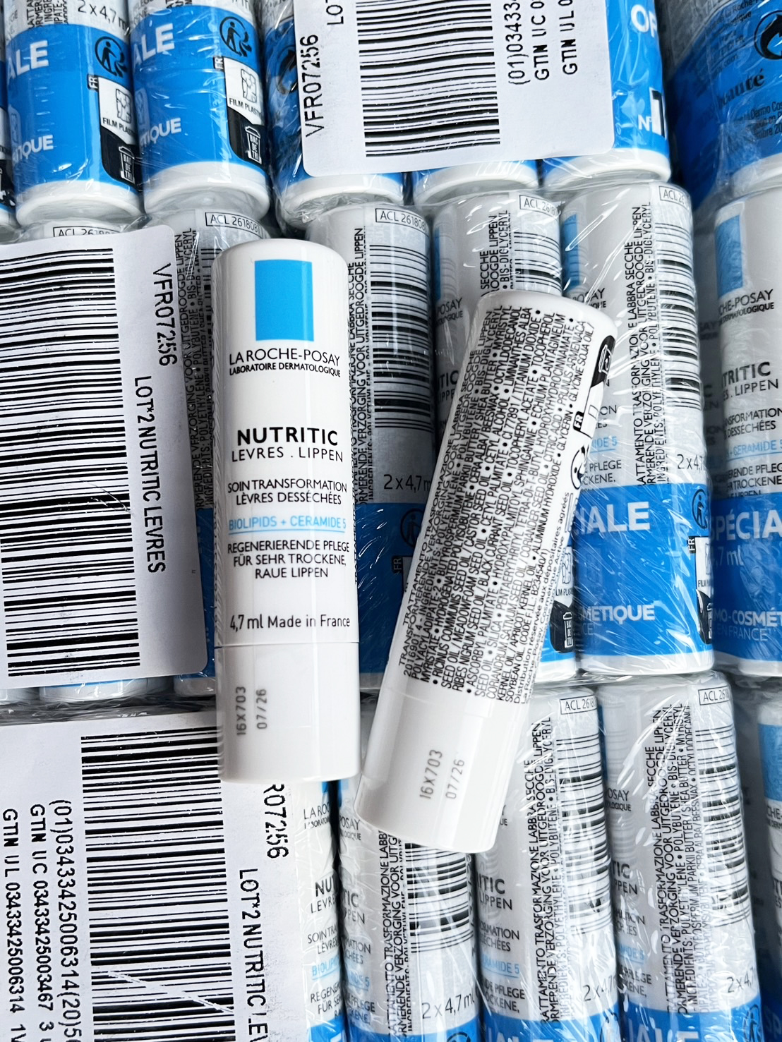 ลิปบาล์ม La Roche Posay Nutritic Lip Balm 4.7ml. (1แท่ง)