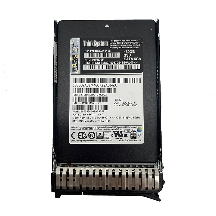 LENOVO 01PE095 [TorCompTH Thailand ขาย จำหน่าย ราคา] ThinkSystem 480GB SFF 2.5in SSD