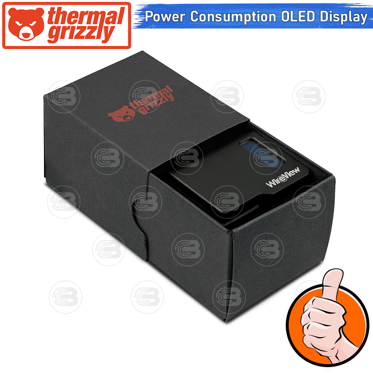 [CoolBlasterThai] Thermal Grizzly WireView (WV-H1R) 12VHPWR Reversed GPU Power Consumption OLED Display