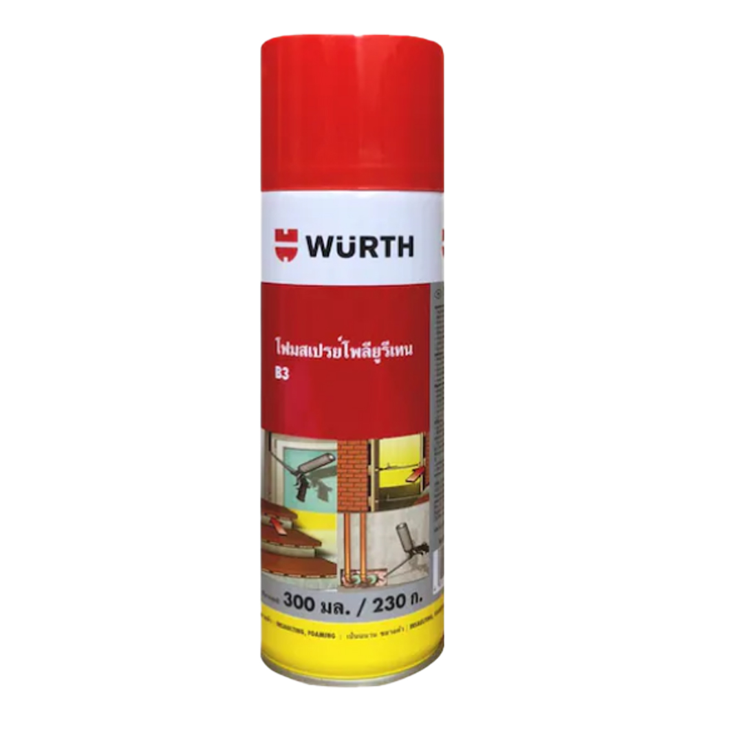 15886 PUโฟม WURTH 300ml.