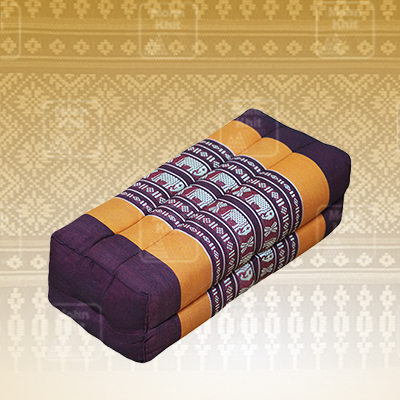 หมอนหนุน ขิดมาตรฐาน ของรับไหว้ ,The original Khit Rectangle health Pillow Thai Bolster Lumber 33x15x10 cm