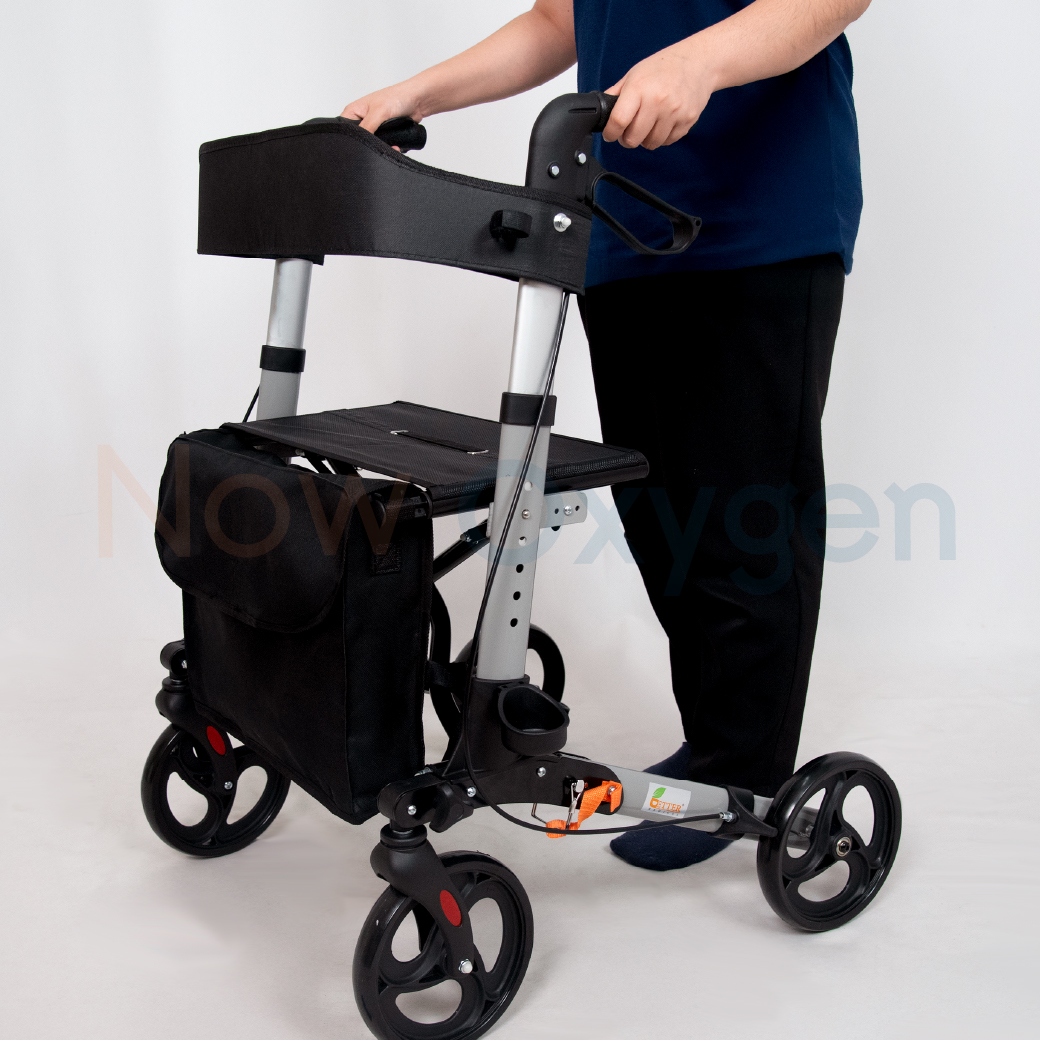 รุ่นราคาประหยัด วอล์คเกอร์ 4 ล้อ อุปกรณ์ช่วยพยุงเดิน อุปกรณ์ฝึกเดิน แบรนด์ Better รุ่น BT807L รับประกัน 1 ปี