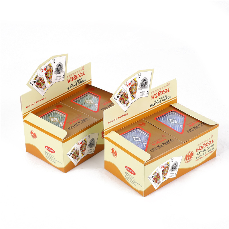 ไพ่บริดจ์ พลาสติกPVC (รุ่นมาตรฐาน) Contract Bridge Playing Cards [WQ Royal] ของแท้ Hongkong