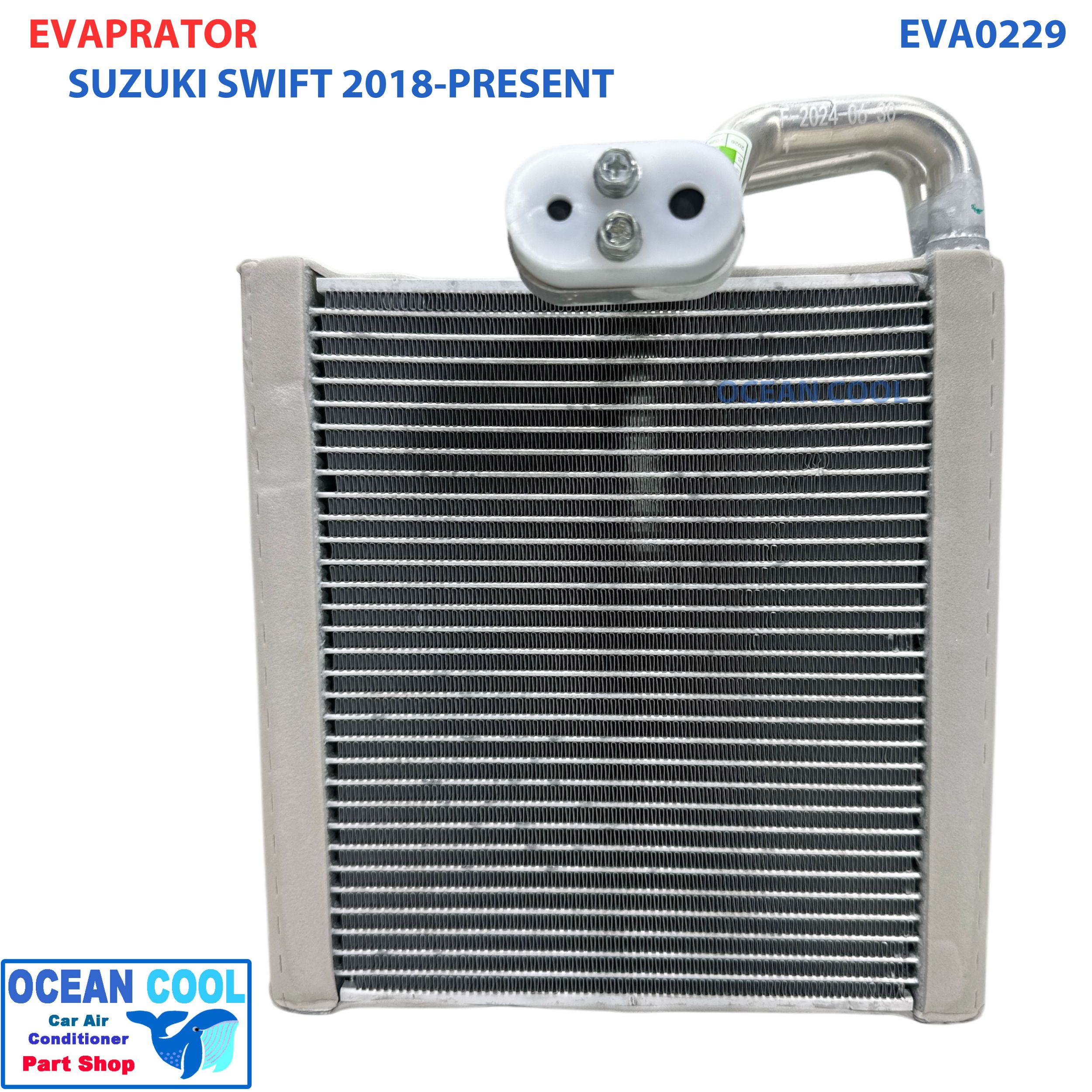 คอยล์เย็น ซูซูกิ สวิฟ ปี 2018 - ปัจจุบัน EVA0229 EVAPORATOR SUZUKI SWIFT '18-PRESENT ตู้แอร์ คอยเย็น คอล์ยเย็น