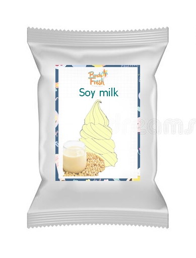 ผงไอศกรีมซอฟต์เสิร์ฟ soft serve สูตรพรีเมี่ยมสำเร็จรูป รสนมถั่วเหลือง