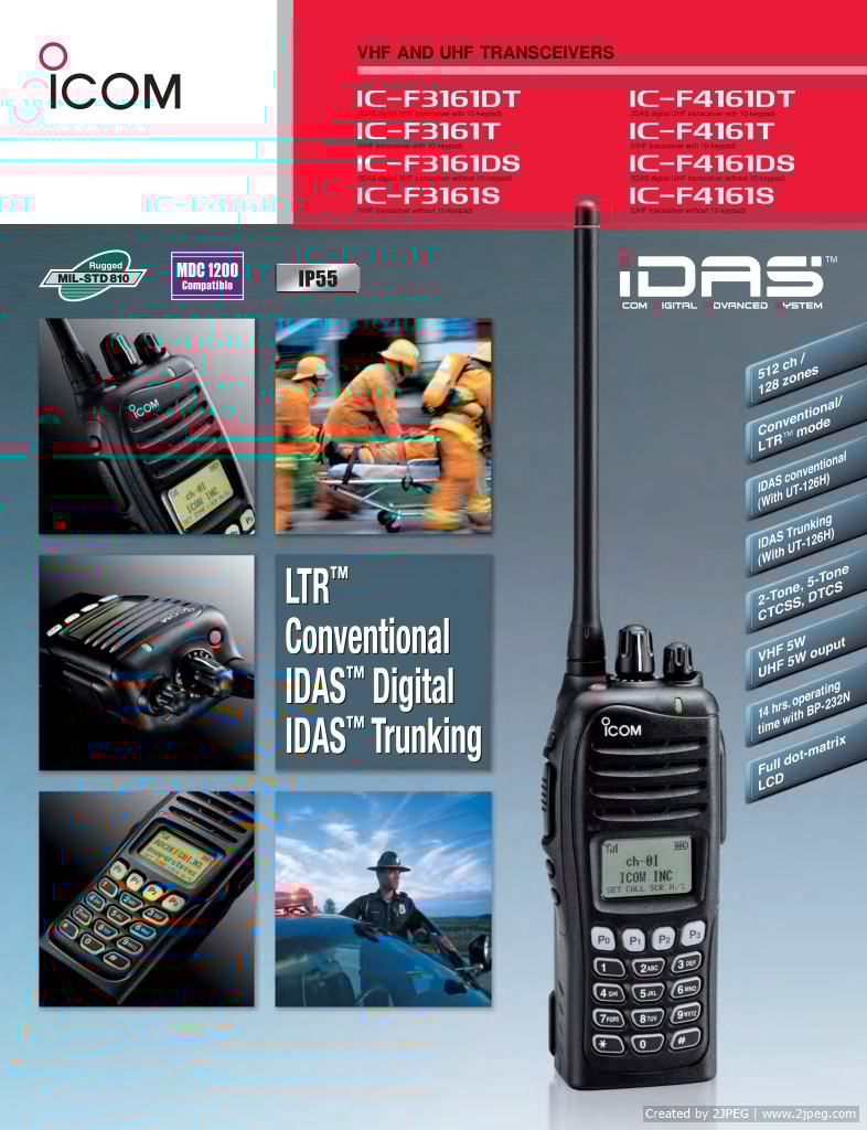 วิทยุสื่อสารทุกย่านความถี่ ยี่ห้อ ICOM