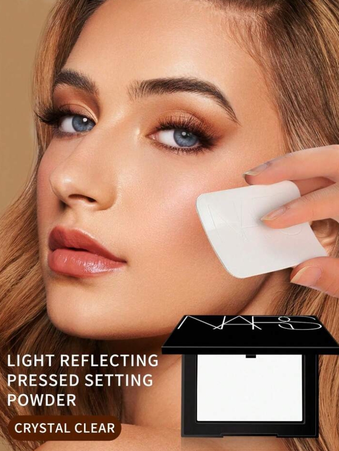 รุ่นไม่มีกล่อง แป้งอัดแข็ง NARS Light Reflecting Setting Powder Pressed 3g. สี TranslucentCrystal (1ตลับ)