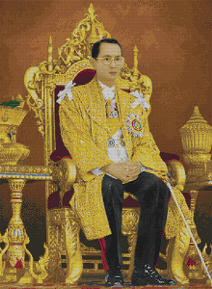 ในหลวงทรงบัลลังก์