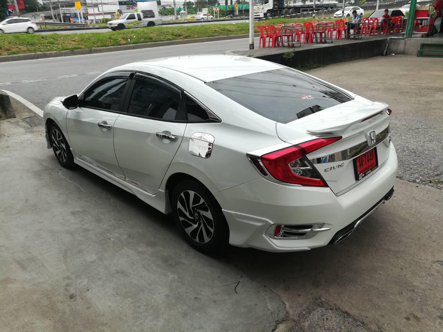 Spoiler Modulo มีไฟเบรก LED CIVIC FC 2016-2021