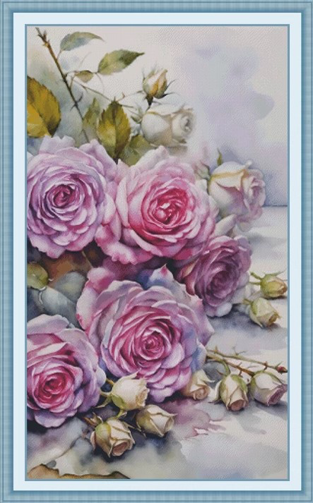 Pink rose (พิมพ์ลาย)