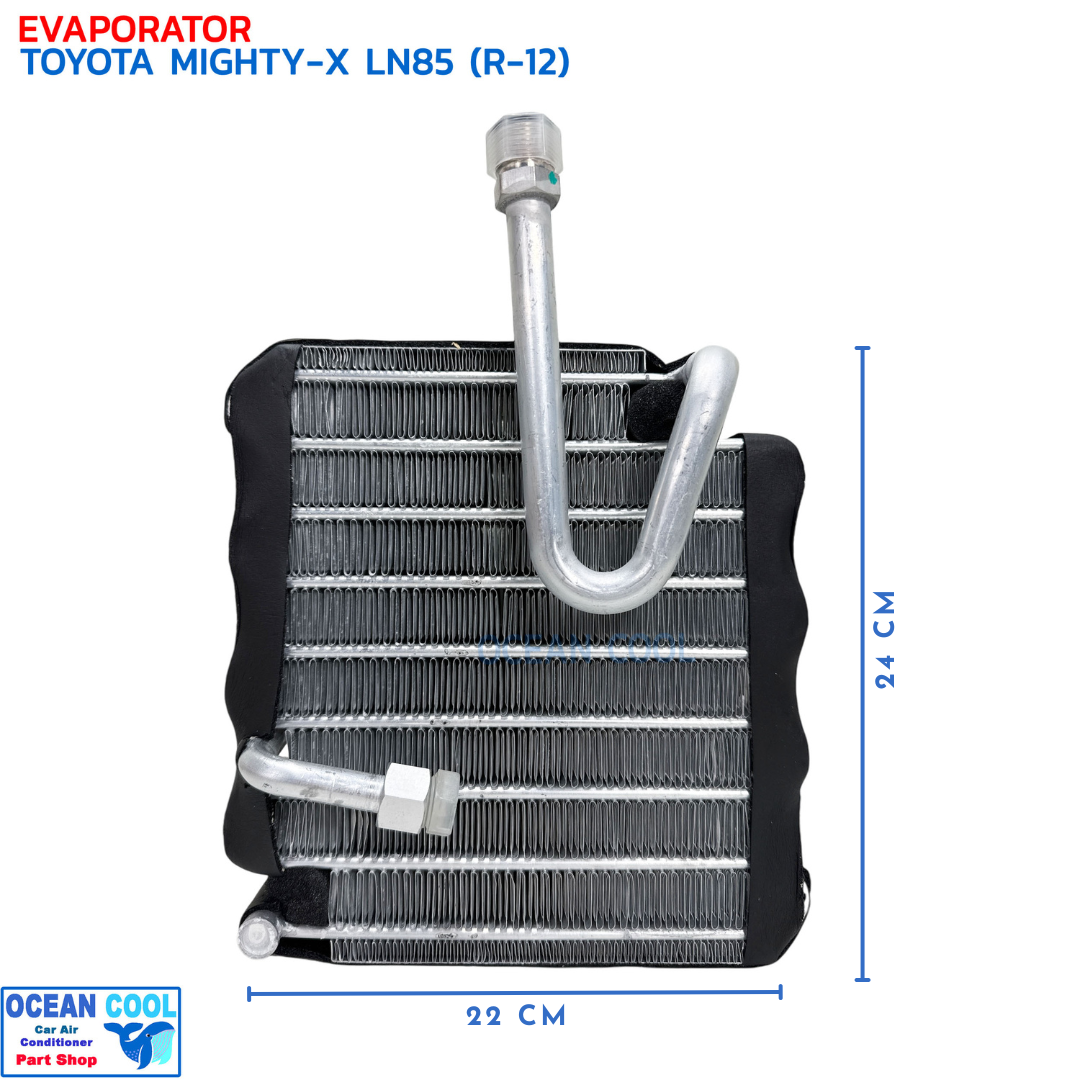 คอยล์เย็น โตโยต้า ไฮลัก ไมตี้เอ็ก LN85 R12 EVA0268 EVAPORATOR TOYOTA HILUX MIGHTY-X LN85 R-12 คอยเย็น คอล์ยเย็น ไมตี้เอก