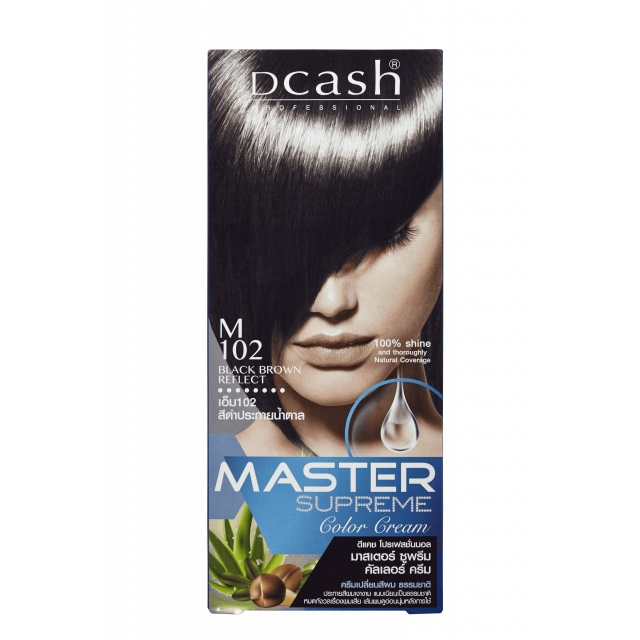 แท้พร้อมส่ง○ (โทนสีธรรมชาติ) DCASH MASTER SUPREME COLOR CREAM Deep Natural ดีแคช โปรเฟสชั่นนอล มาสเตอร์ ซูพรีม ย้อมผม