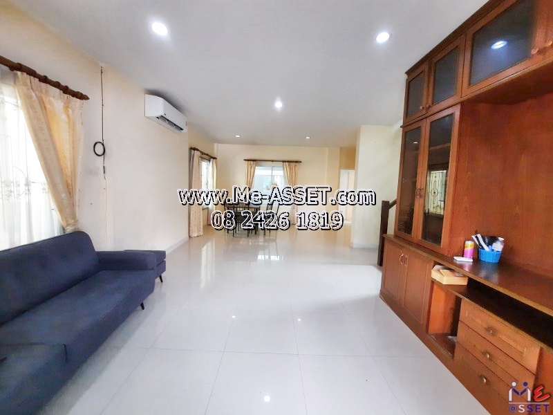 ให้เช่า บ้านเดี่ยว ย่าน เคหะร่มเกล้า รามคำแหง ราษฎร์พัฒนา สะพานสูง : ม.นลินวิลล์ พลัส : 2 ชั้น 35.7 ตารางวา