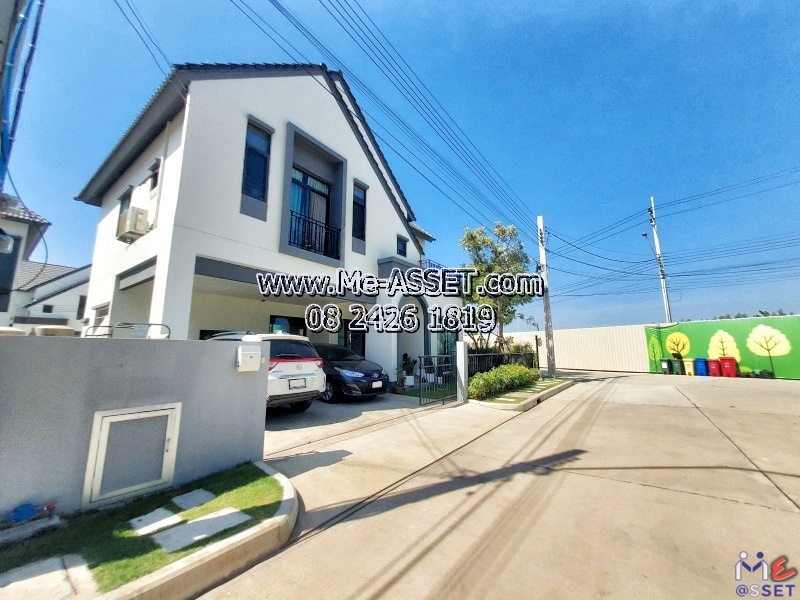 ขายบ้านเดี่ยว ย่าน บางบ่อ บางนา บางพลี เทพารักษ์ บางเสาธง : ม.สราญสิริ บางนา Saransiri Bangna : 2 ชั้น 61.4 ตร.วา