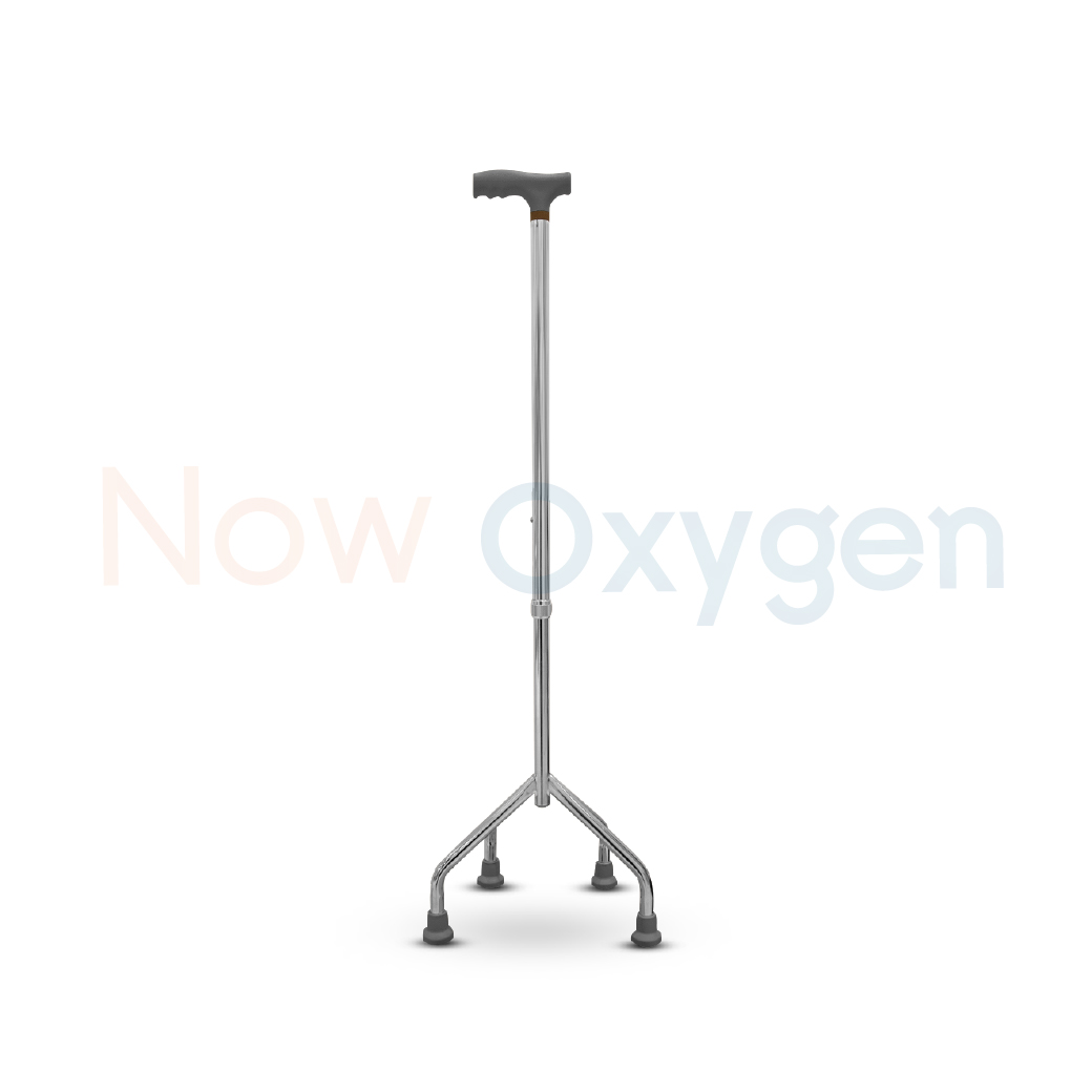 ไม้เท้าอลูมิเนียม 4 ขา (แบบหัวค้อน Four Point Cane)