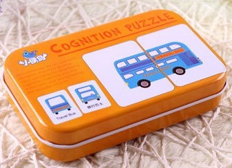 บัตรคำหมวดยานพาหนะ Cognition Puzzle 3